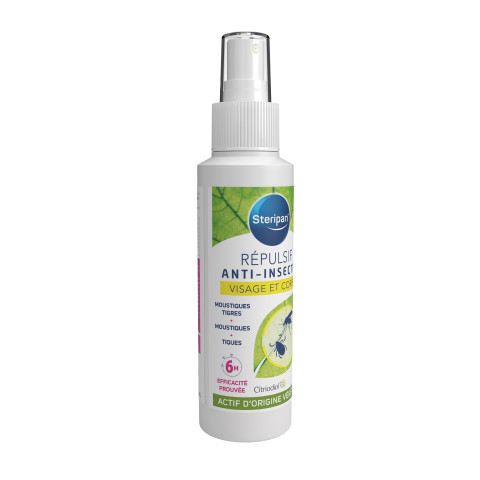 Spray anti insectes Steripan côté gauche