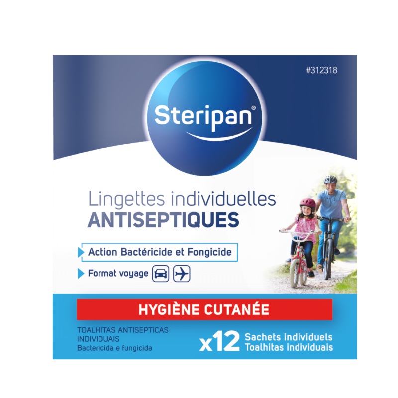 Lingettes Désinfectantes Biodégradables Stericid Paquet De 100